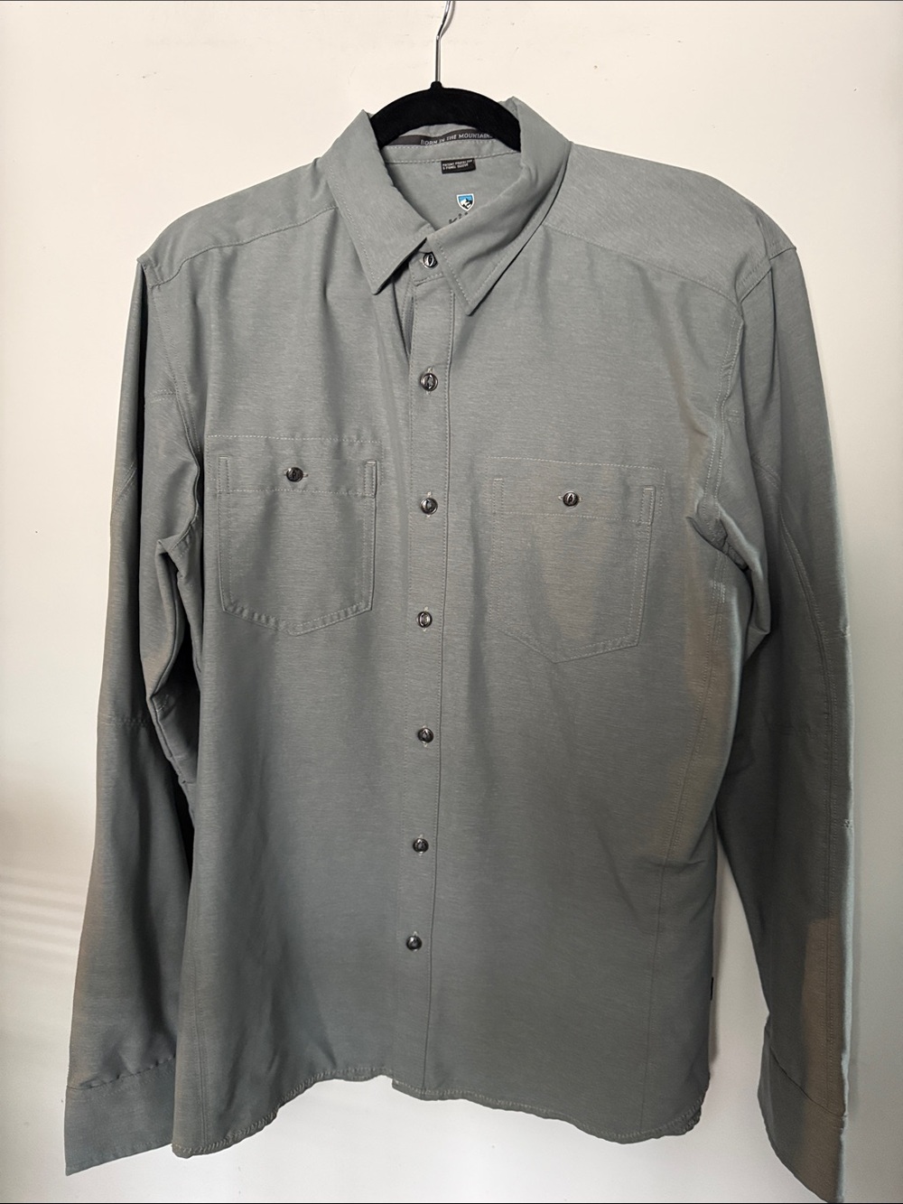 Kuhl Men's Long-Sleeve Button-Down Shirt - Gray